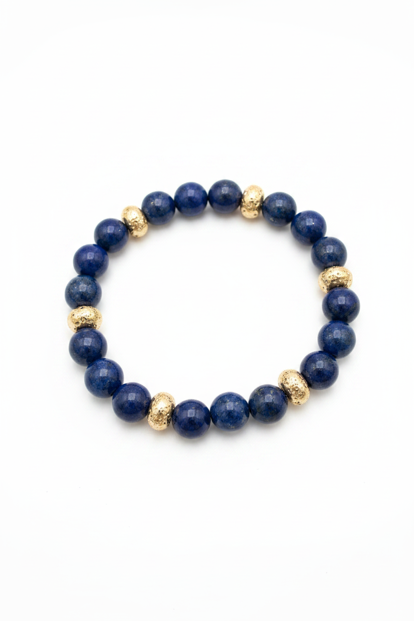 Bransoletka z kamienia naturalnego lapis lazuli